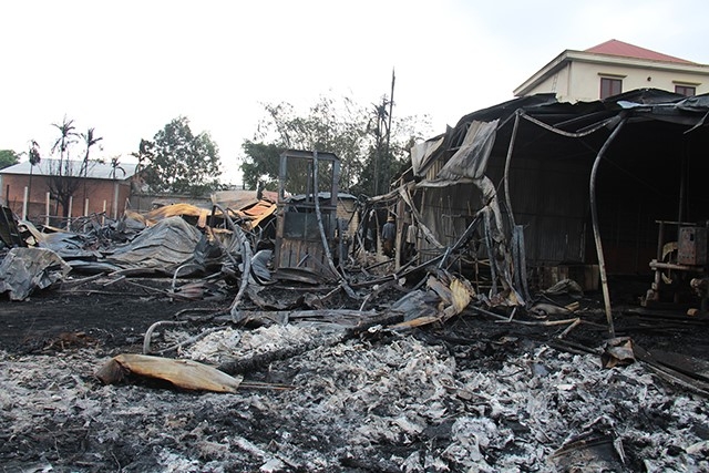 Kết quả đánh giá rủi ro cháy nổ bằng phương pháp bán định lượng FRAME tại cơ sở sản xuất cơ khí Kết quả đánh giá rủi ro cháy nổ bằng phương pháp FRAME tại cơ sở sản xuất cơ khí