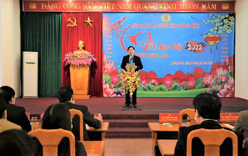 LĐLĐ tỉnh Quảng Bình tổ chức chương trình Tết Sum vầy 2022 ấm ấp, tươi vui