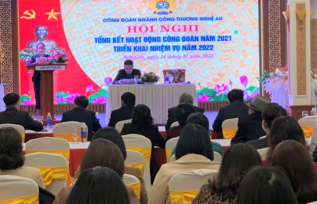 Công đoàn ngành Công Thương Nghệ An tập trung triển khai Nghị quyết 02 trong năm 2022 Công đoàn ngành Công Thương Nghệ An tập trung triển khai Nghị quyết 02 trong năm 2022