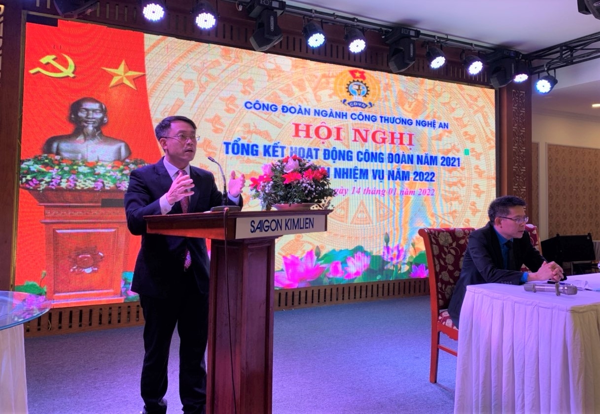 Công đoàn ngành Công Thương Nghệ An tập trung triển khai Nghị quyết 02 trong năm 2022 Công đoàn ngành Công Thương Nghệ An tập trung triển khai Nghị quyết 02 trong năm 2022