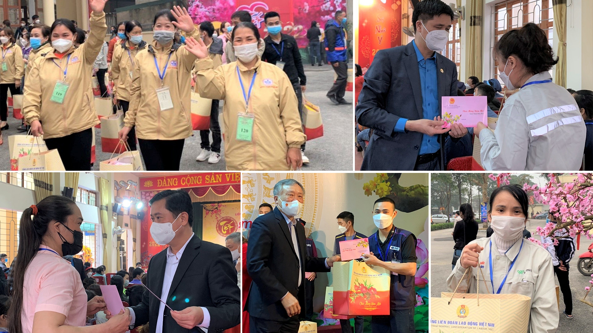 Chánh án Tòa án tối cao Trương Hòa Bình trao quà cho công nhân lao động Nghệ An Chánh án Tòa án tối cao Trương Hòa Bình trao quà cho công nhân lao động Nghệ An