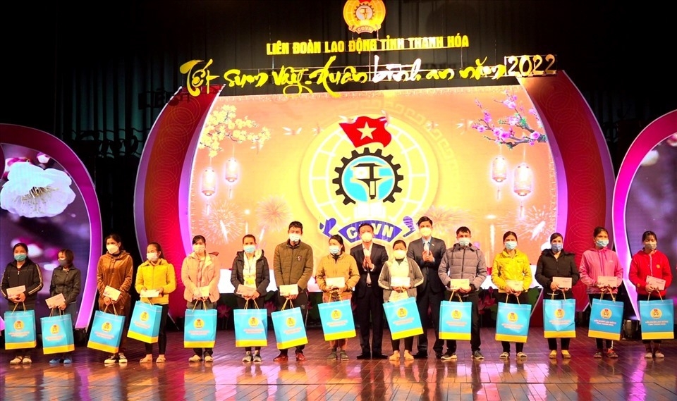 Thanh Hóa: 181,65 tỷ đồng thăm hỏi, tặng quà tết cho đoàn viên, công nhân lao động