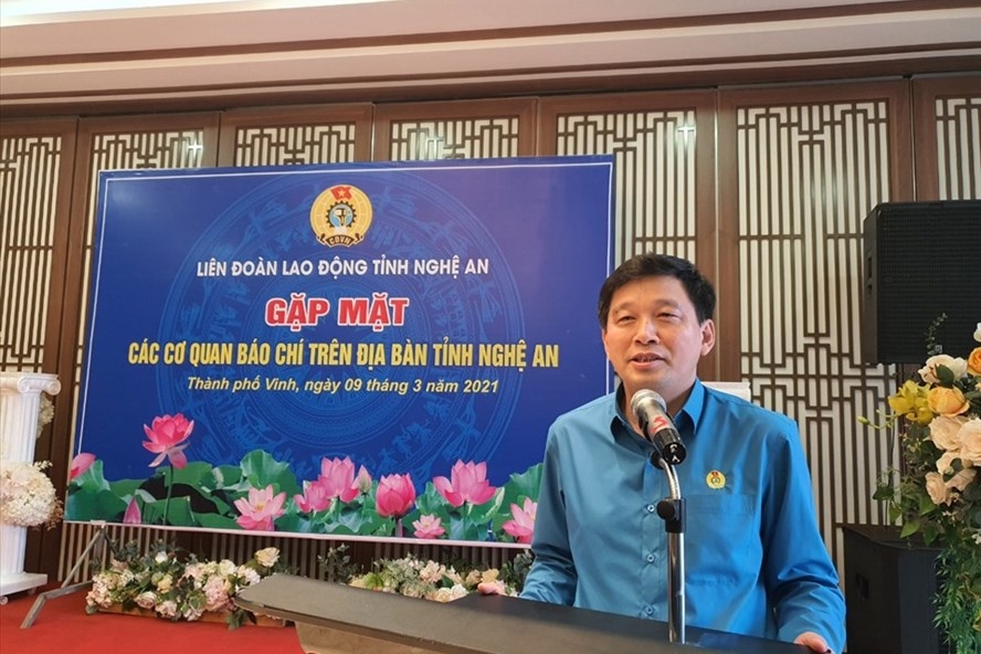 LĐLĐ tỉnh Nghệ An tổ chức gặp mặt các cơ quan báo chí