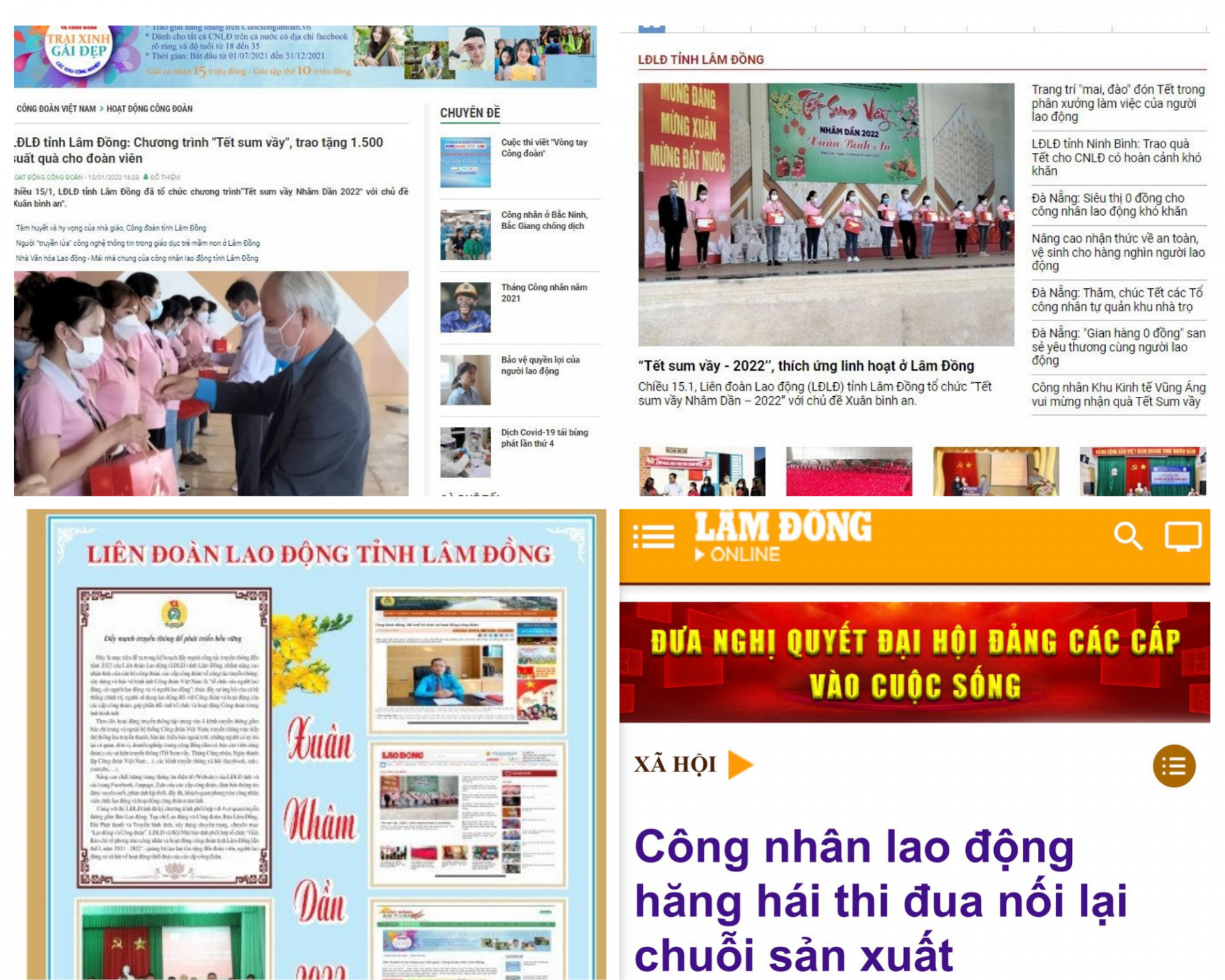 Lâm Đồng đa dạng hình thức truyền thông công đoàn