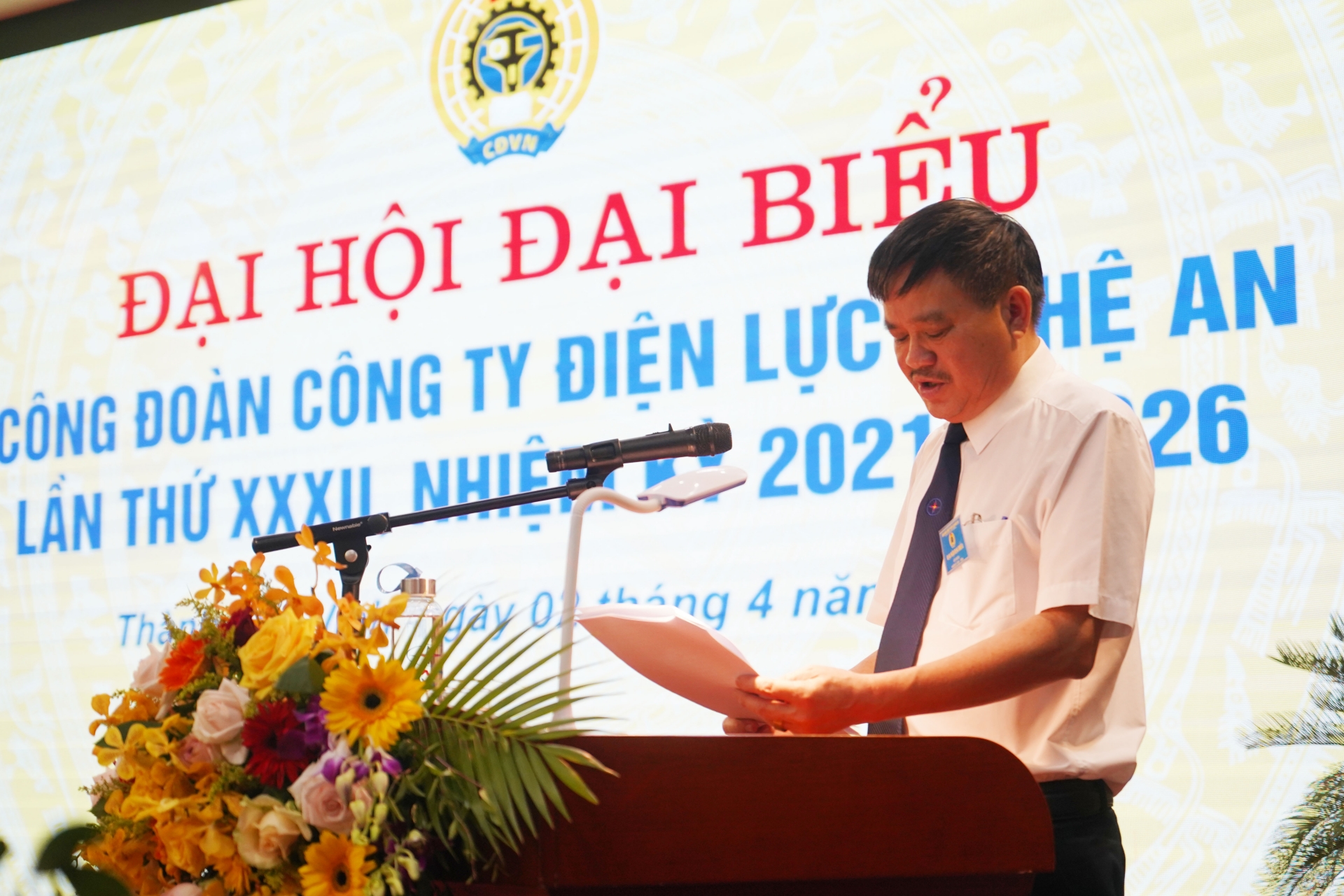 Công ty Điện lực Nghệ An tổ chức Đại hội Công đoàn nhiệm kỳ 2021 -2026
