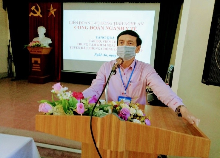 Nghệ An: Công đoàn đồng hành cùng cán bộ y tế tuyến đầu phòng chống Covid-19 Nghệ An: Công đoàn đồng hành cùng cán bộ y tế tuyến đầu phòng chống Covid-19