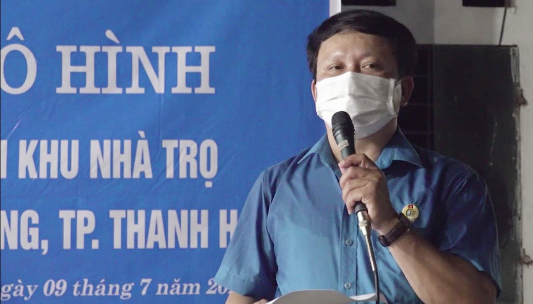 Thanh Hóa: Ra mắt Tổ An toàn Covid-19 tại khu nhà trọ
