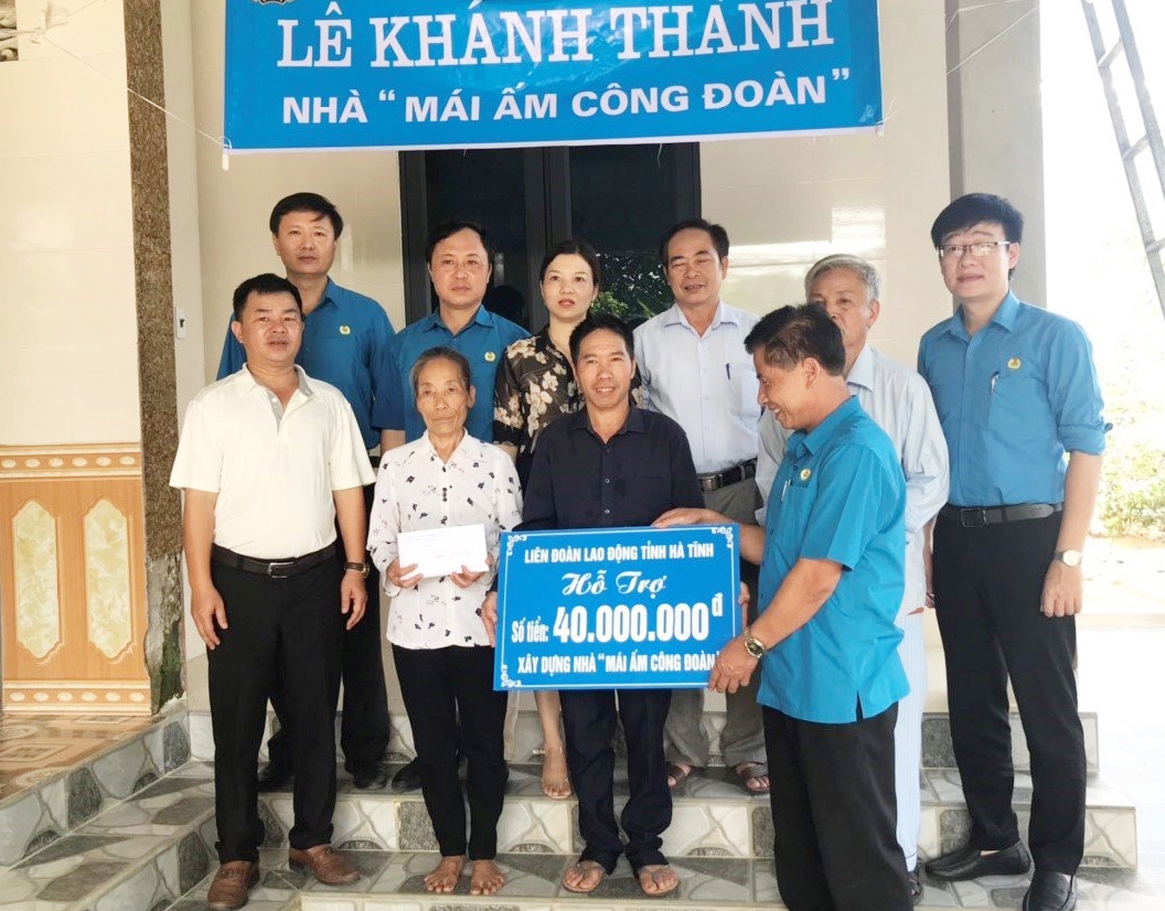 Cảm ơn Công đoàn Hà Tĩnh! Cảm ơn tấm lòng của đoàn viên, người lao động!