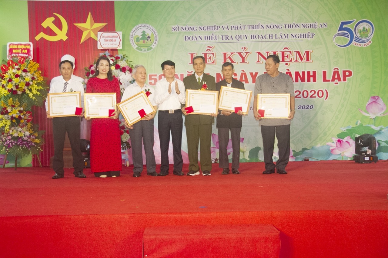 Đoàn Điều tra Quy hoạch Lâm nghiệp tỉnh Nghệ An kỷ niệm 50 năm thành lập Đoàn Điều tra Quy hoạch Lâm nghiệp tỉnh Nghệ An kỷ niệm 50 năm thành lập