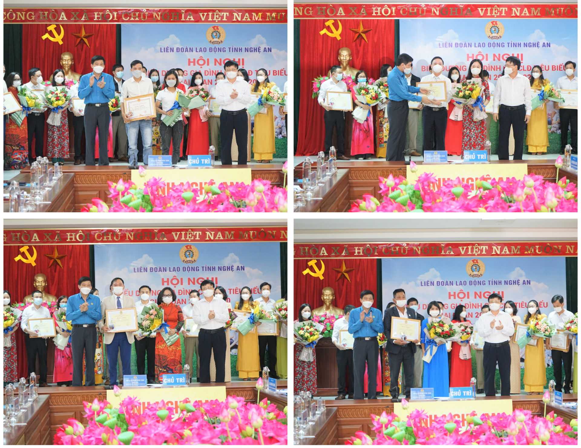 LĐLĐ tỉnh Nghệ An biểu dương gia đình CNVCLĐ tiêu biểu giai đoạn 2016-2021 LĐLĐ tỉnh Nghệ An biểu dương gia đình CNVCLĐ tiêu biểu giai đoạn 2016-2021