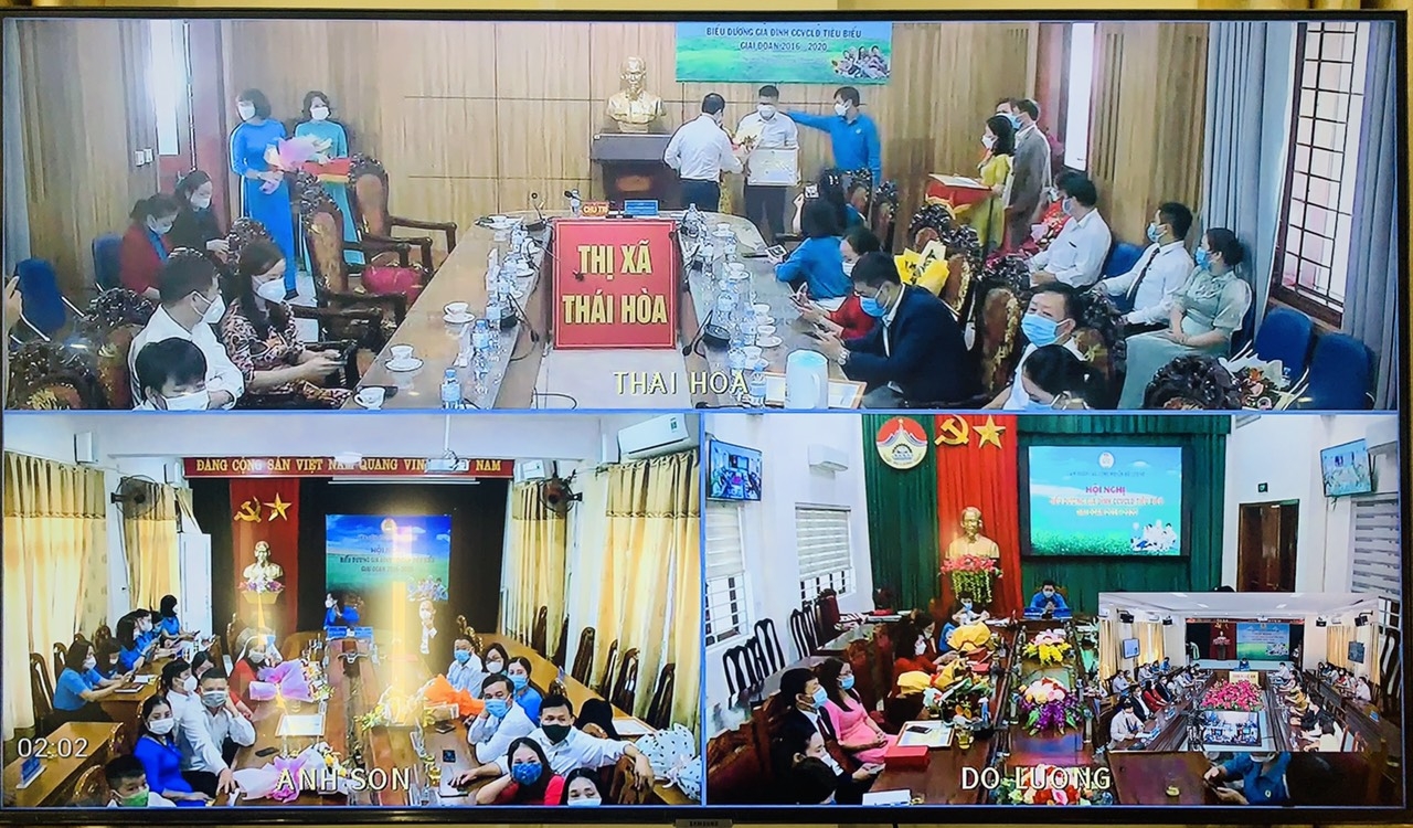 LĐLĐ tỉnh Nghệ An biểu dương gia đình CNVCLĐ tiêu biểu giai đoạn 2016-2021 LĐLĐ tỉnh Nghệ An biểu dương gia đình CNVCLĐ tiêu biểu giai đoạn 2016-2021