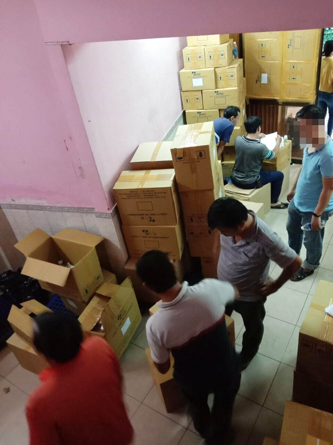 Phát hiện đường dây sản xuất tân dược núp bóng các công ty thực phẩm chức năng phat hien duong day san xuat tan duoc nup bong cac cong ty thuc pham chuc nang