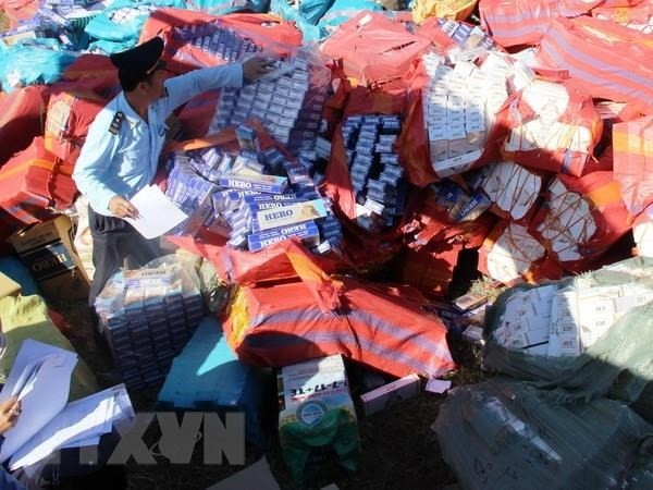 Gần 35.000 bao thuốc lá nhập lậu bị phát hiện