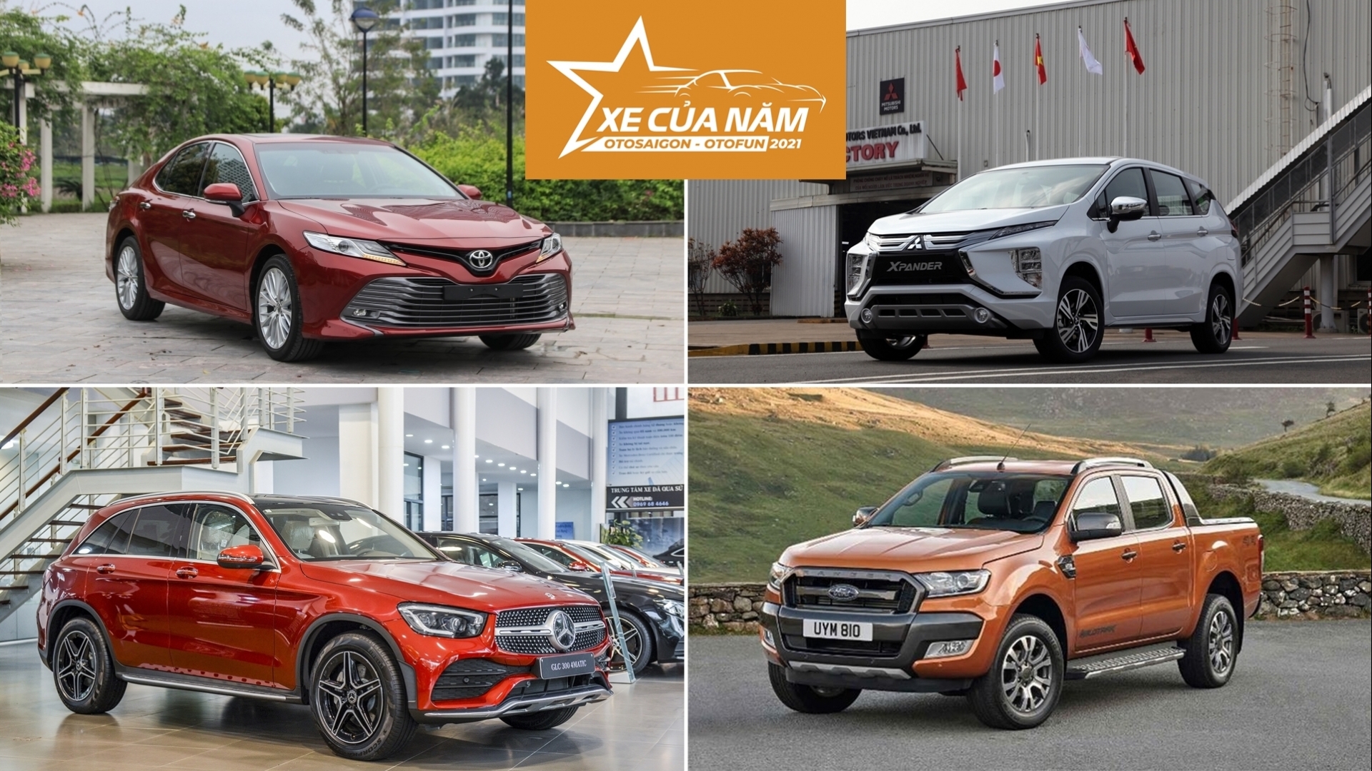 Xe của năm 2021: Những mẫu xe vững ngôi đầu phân hạng