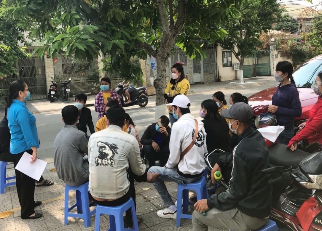 Công nhân Công ty Lee Fu bị mất việc làm đã nhờ Công đoàn hỗ trợ pháp lý