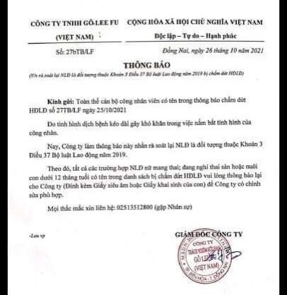 Công nhân Công ty Gỗ Lee Fu mất việc: Người về quê, người chật vật tìm việc làm Công nhân Công ty Gỗ Lee Fu mất việc: Người về quê, người chật vật tìm việc làm