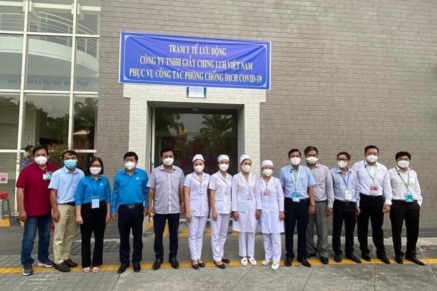 Long An thành lập Trạm Y tế lưu động đảm bảo an toàn cho công nhân lao động đón Tết Long An thành lập Trạm Y tế lưu động đảm bảo an toàn cho công nhân lao động đón Tết