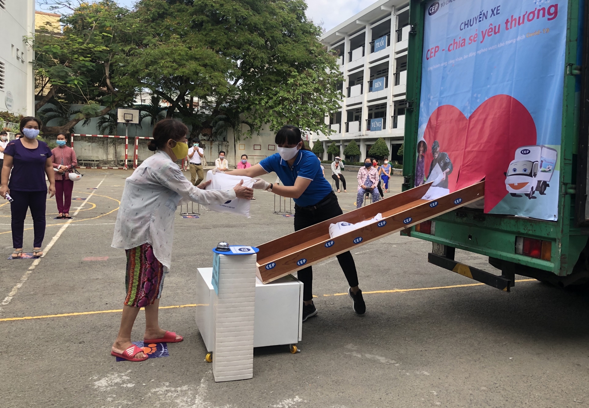 Gần 1.000 phần quà đến tay người lao động nghèo từ “Chuyến xe yêu thương” tại TP HCM gan 1000 phan qua den tay nguoi lao dong ngheo tu chuyen xe yeu thuong tai tp hcm