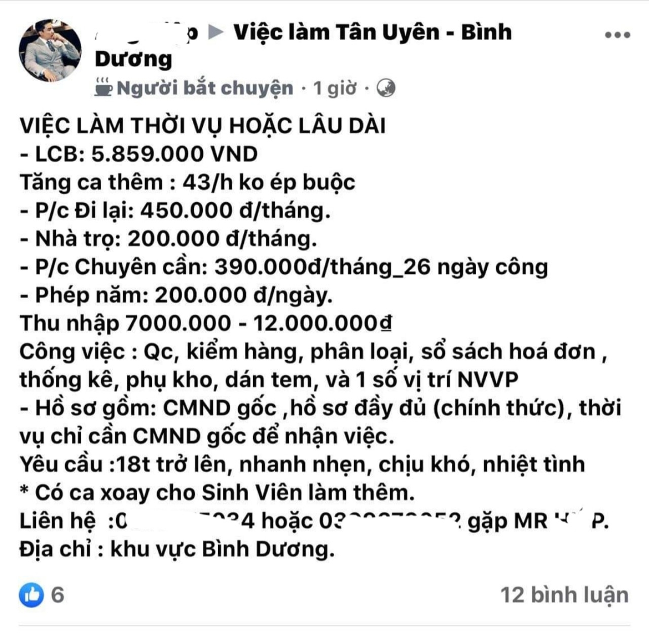 loi dung cong nhan that nghiep cong ty da cap dung chieu tro lua tien nguoi xin viec