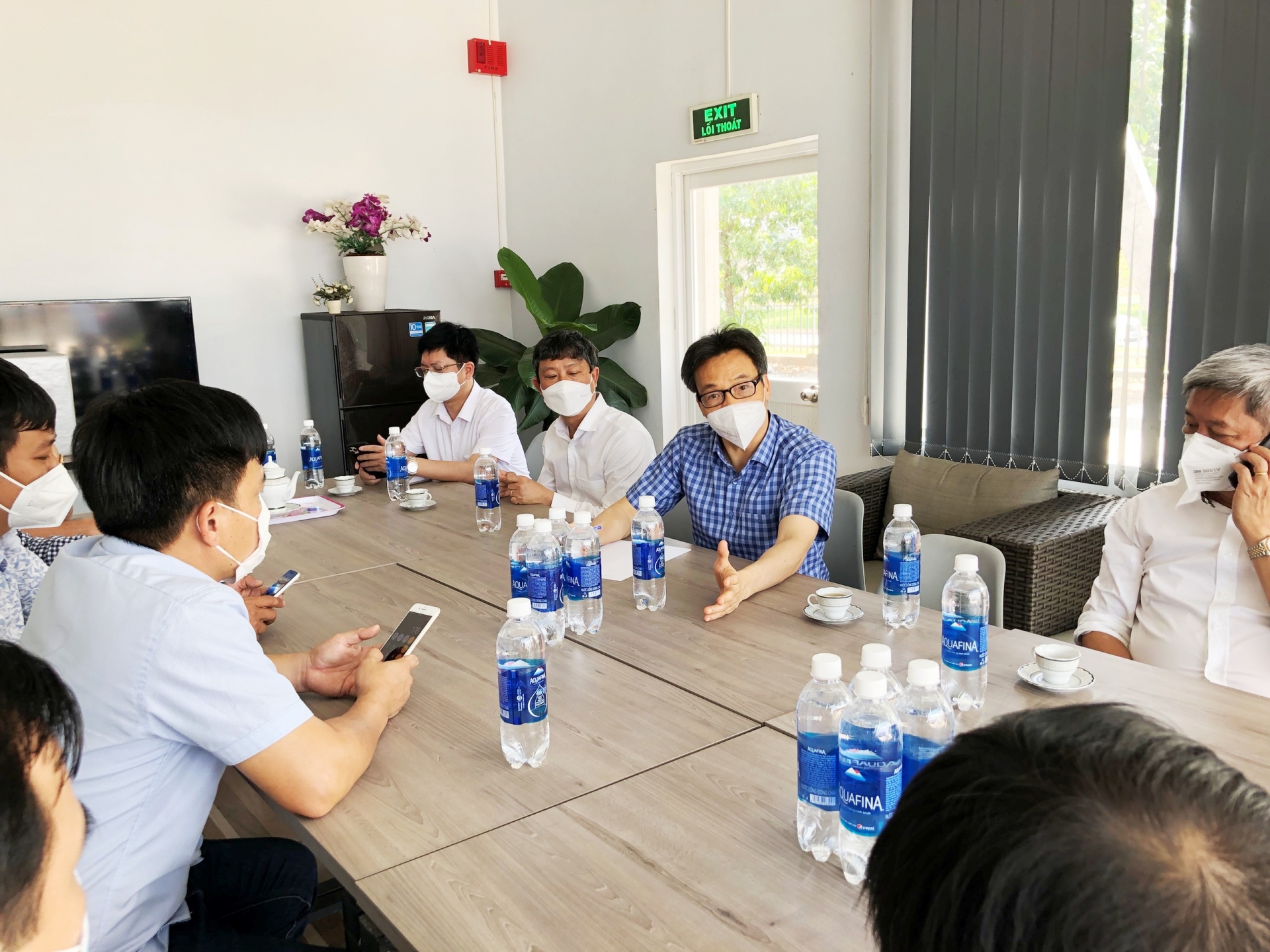 Bình Dương:Phó Thủ tướng Vũ Đức Đam thăm, kiểm tra công tác phòng dịch tại doanh nghiệp Bình Dương:Phó Thủ tướng Vũ Đức Đam thăm, kiểm tra công tác phòng dịch tại doanh nghiệp