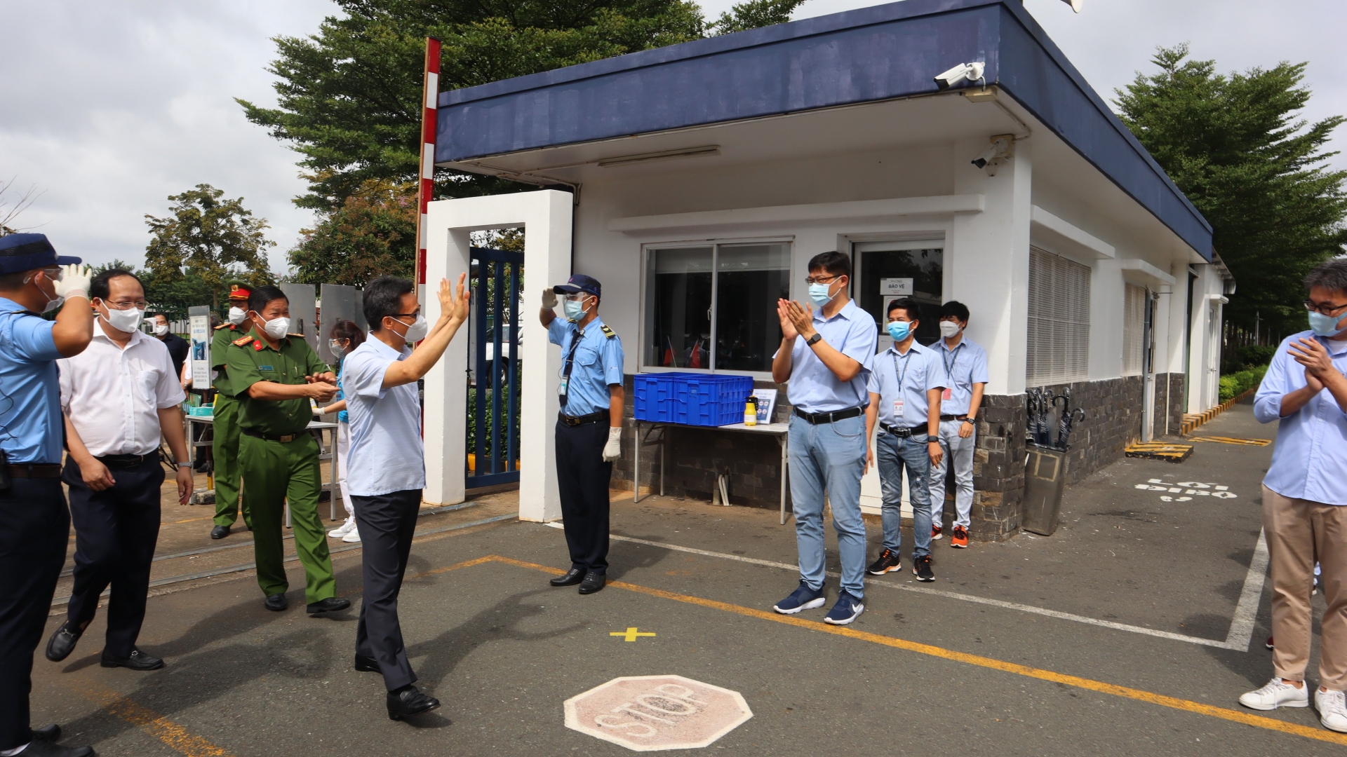 Phó Thủ tướng Vũ Đức Đam kiểm tra công tác phòng, chống dịch Covid-19 tại Bình Phước