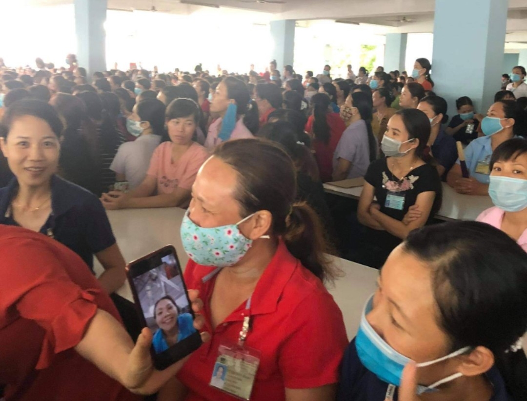 Công nhân Công ty Namyang đồng ý chấm dứt hợp đồng lao động Công nhân Công ty Namyang đồng ý chấm dứt hợp đồng lao động