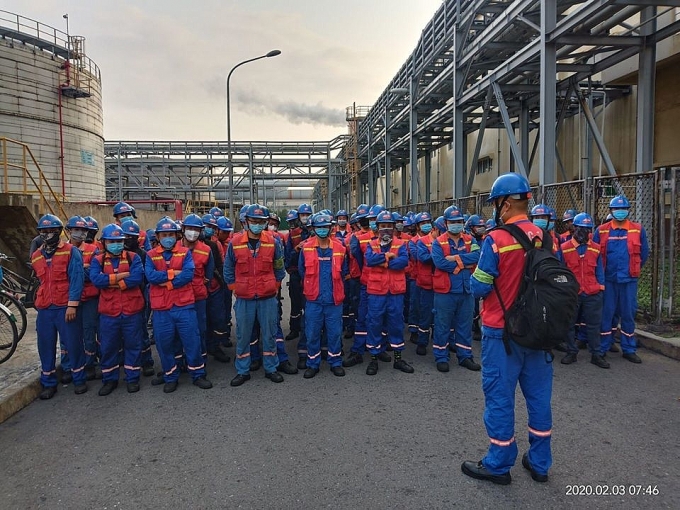 Hà Tĩnh: Tăng cường phòng chống dịch virus corona cho công nhân khu kinh tế Vũng Áng ha tinh tang cuong phong chong dich virus corona cho cong nhan khu kinh te vung ang