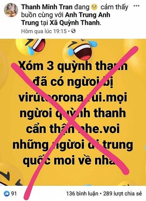 Nghệ An: Hai cô gái nhận “quả đắng” vì tung tin thất thiệt về dịch virus Corona nghe an 2 co gai nhan qua dang vi tung tin that thiet ve dich corona tren facebook