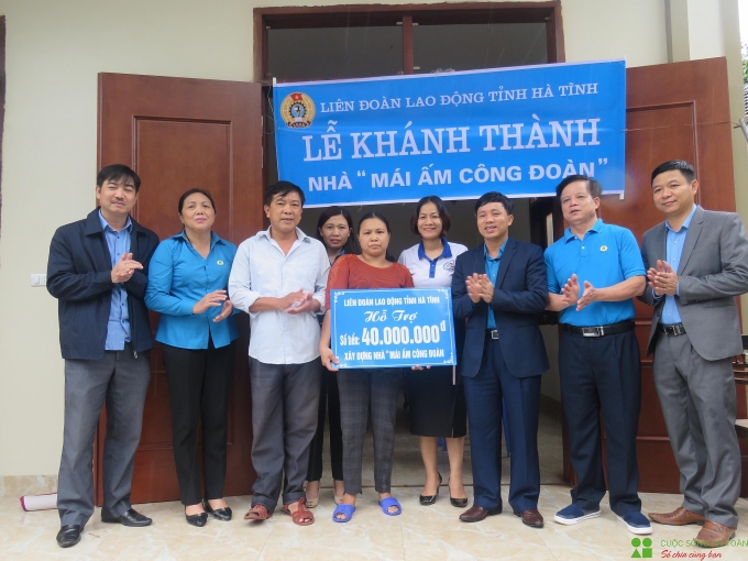 Hà Tĩnh, nhiều đoàn viên khó khăn được hỗ trợ nhà “Mái ấm công đoàn” dịp 8/3 ha tinh nhieu doan vien kho khan duoc ho tro nha mai am cong doan dip 83