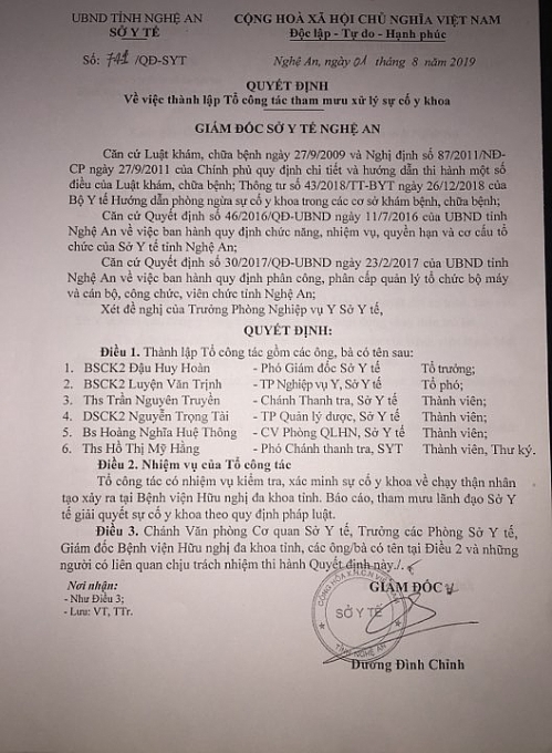 Sự cố chạy thận ở Nghệ An: Các bệnh nhân nguy kịch đang hồi phục theo hướng tích cực su co chay than o nghe an cac benh nhan nguy kich dang hoi phuc theo huong tich cuc