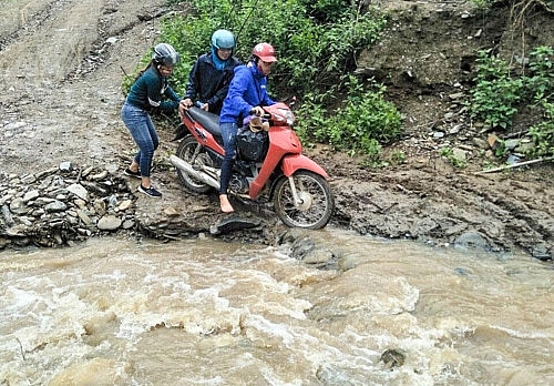 nghe an thot tim canh giao vien cam ban loi suoi chay xiet tro lai truong