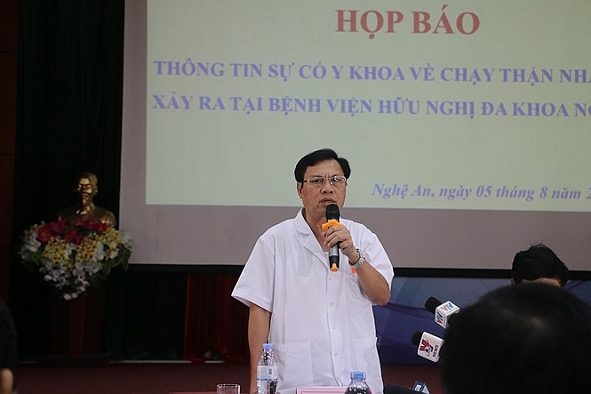 Sự cố chạy thận ở Nghệ An: Sẽ làm rõ trách nhiệm những cá nhân liên quan su co chay than o nghe an lam ro trach nhiem nhung ca nhan lien quan