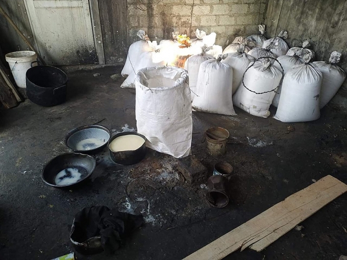 kiem tra co so che bien chui phat hien hon 500kg mo ban