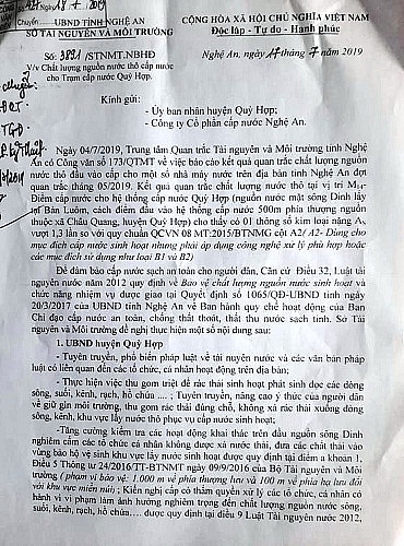 suoi chet vi khai thac quang thiec 2000 ho dan phai dung nguon nuoc nhiem asen