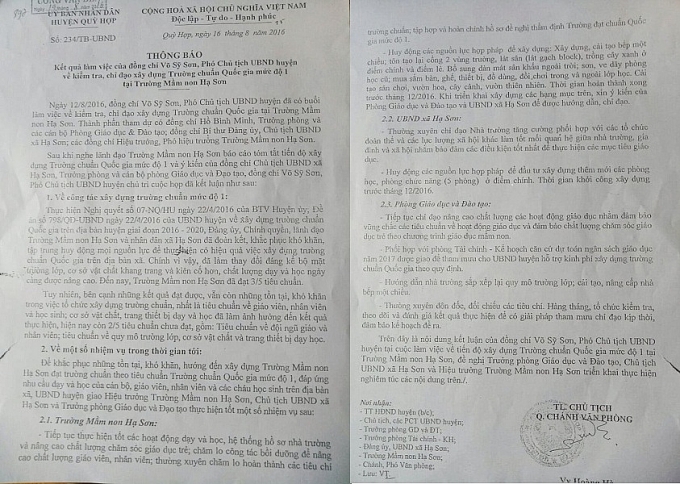 Trường mầm non ở xã 135 ôm cục nợ, huyện chỉ đạo rồi... "đem con bỏ chợ"? truong mam non o xa 135 om cuc no huyen chi dao roi dem con bo cho
