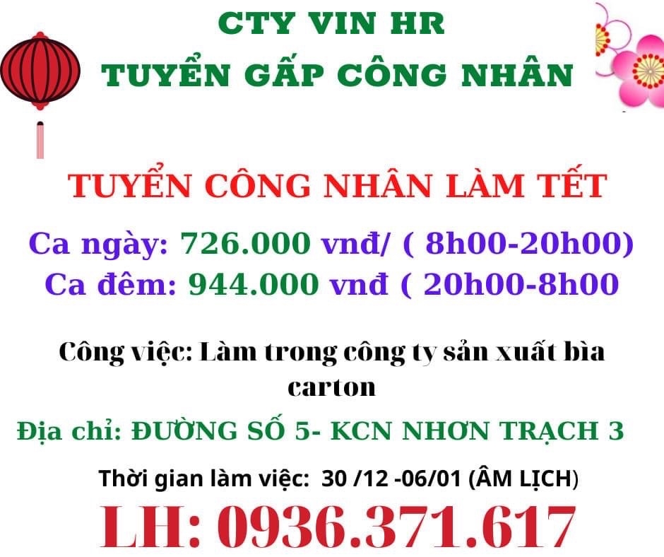 Những điều NLĐ cần lưu ý khi đi làm dịp Tết Nguyên Đán
