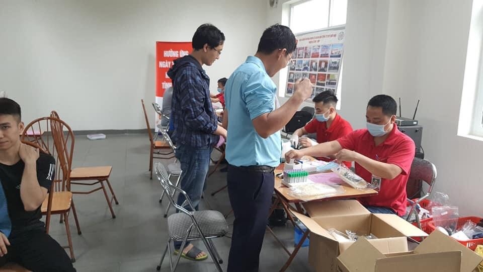 Vận động hiến máu là nhiệm vụ thường xuyên của Công đoàn