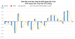 Khối ngoại bán ròng nhẹ gần 50 tỷ đồng