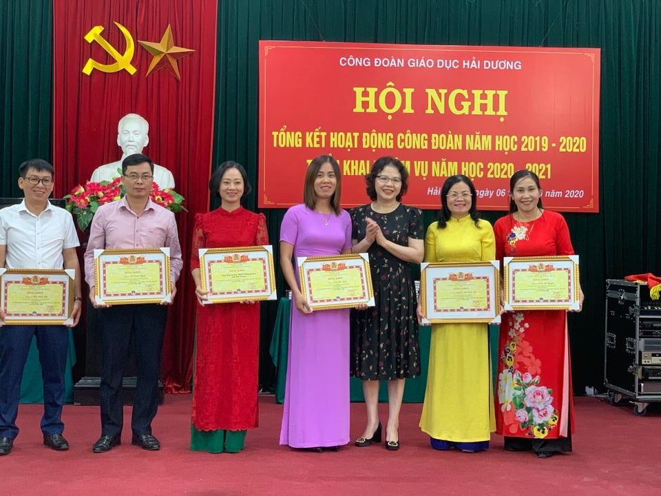 Tổng kết hoạt động công đoàn năm học 2019 - 2020