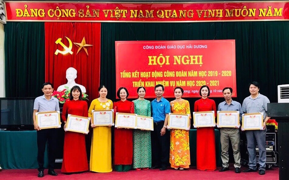 Tổng kết hoạt động công đoàn năm học 2019 - 2020