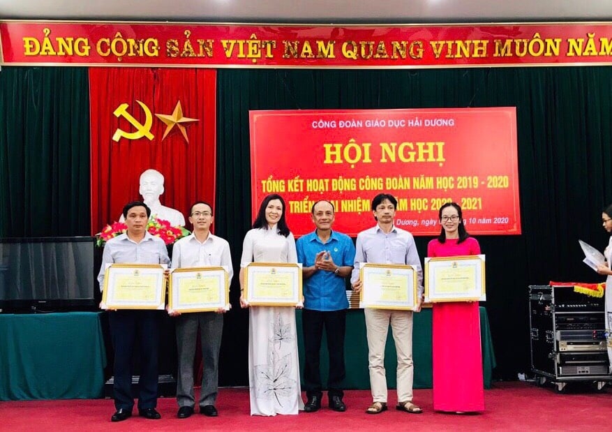 Tổng kết hoạt động công đoàn năm học 2019 - 2020