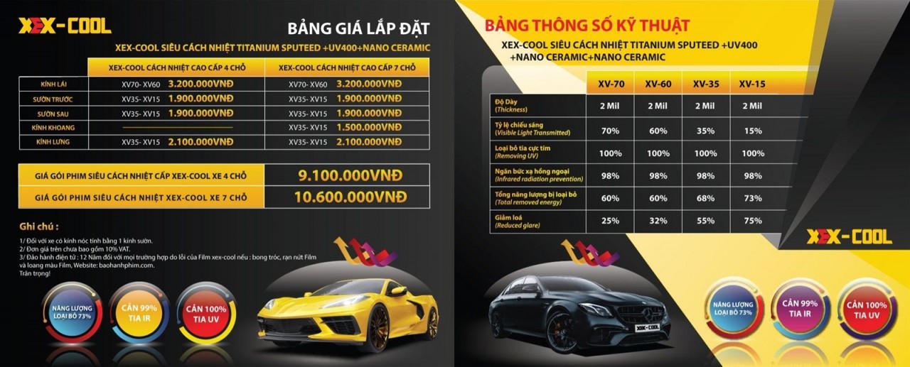 Phim cách nhiệt XEX-COOL ra mắt tại Việt Nam