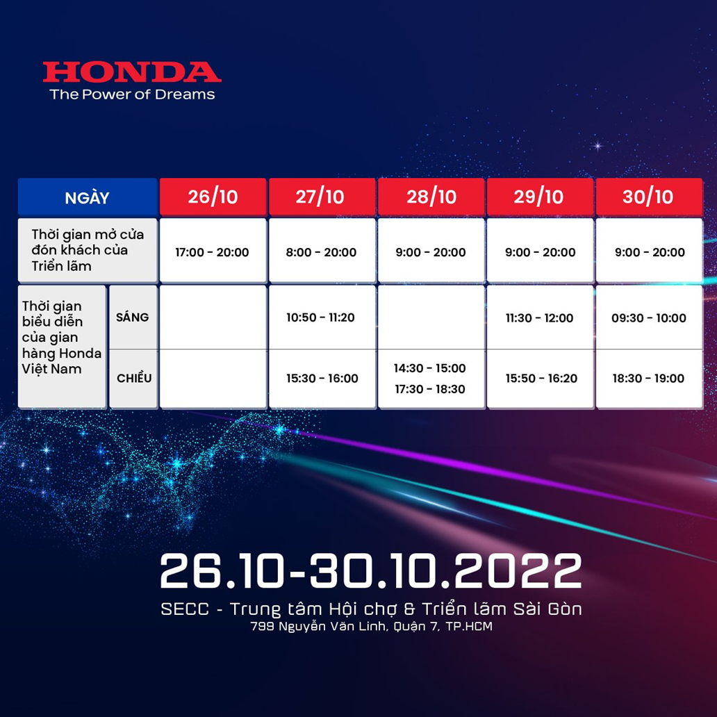 Honda Việt Nam mang nhiều bất ngờ thú vị đến Triển lãm Ô tô Việt Nam 2022 Honda Việt Nam mang nhiều bất ngờ thú vị đến Triển lãm Ô tô Việt Nam 2022