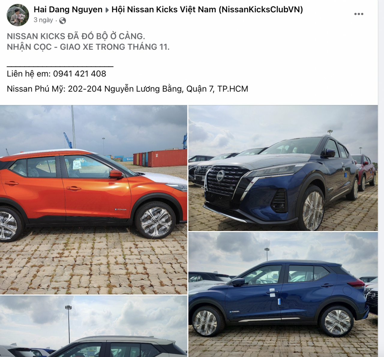 Đại lý nhận cọc Nissan Kicks e-Power, giao xe trong tháng 11 Đại lý nhận cọc Nissan Kicks e-Power, giao xe trong tháng 11