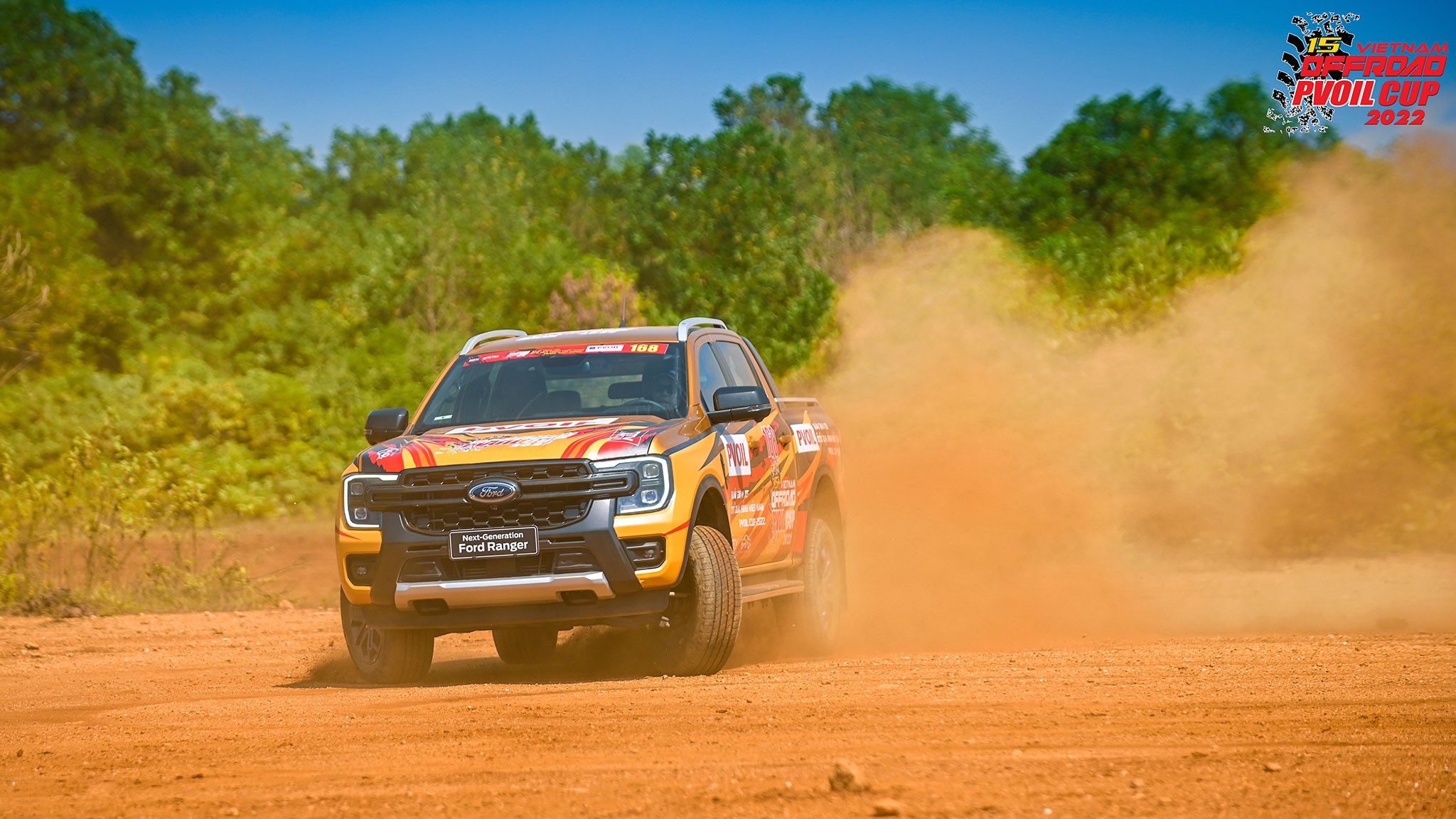 Đến PVOIL VOC 2022 tham dự lái thử Ford Ranger trên địa hình Off-road đỉnh cao