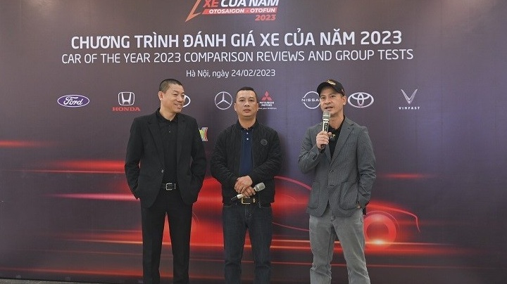 Hội đồng giám khảo XE CỦA NĂM 2023 đánh giá cao chương trình lái thử xe