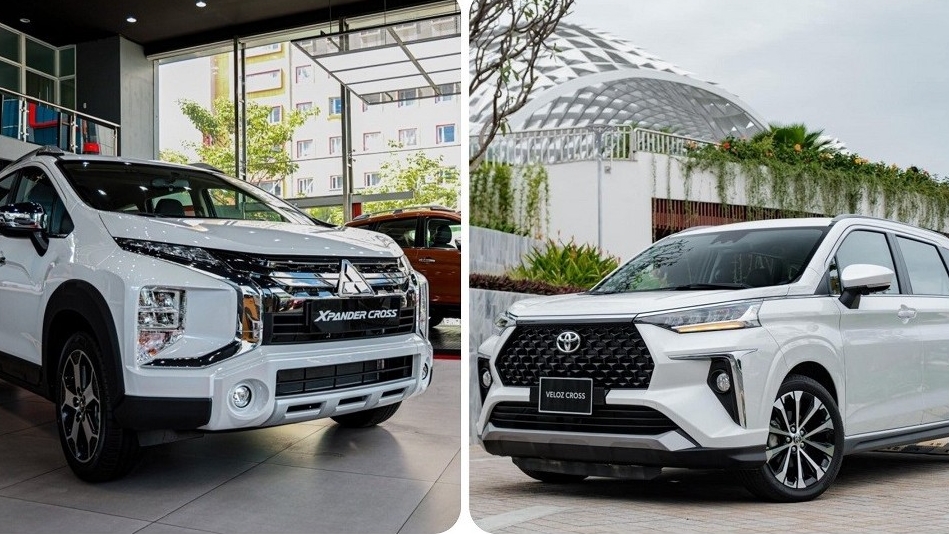 Bán hơn 1.600 xe, Mitsubishi Xpander vẫn "thấp thỏm" với Toyota Veloz Cross