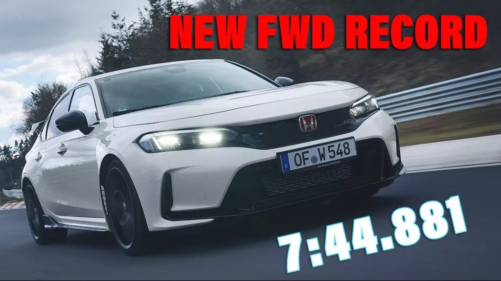 Honda Civic Type R là xe cầu trước nhanh nhất trường đua Nurburgring