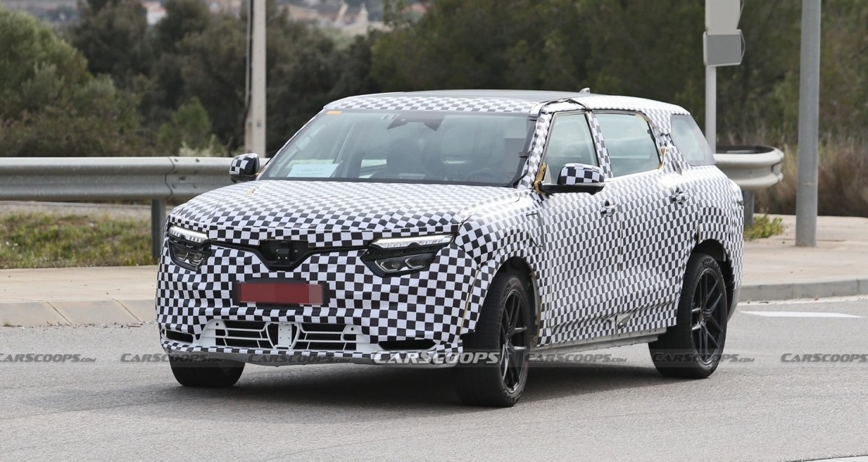 Lộ ảnh VinFast VF9 chạy thử tại châu Âu