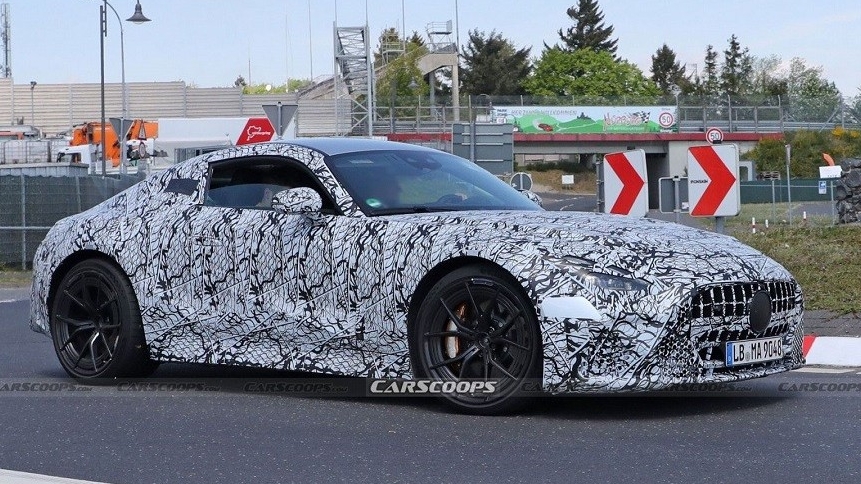 Bắt gặp Mercedes-AMG GT 2023 trên đường thử